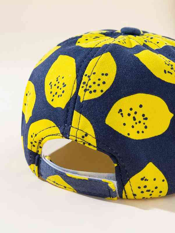 Baby Lemon Print Baseball Cap SHE