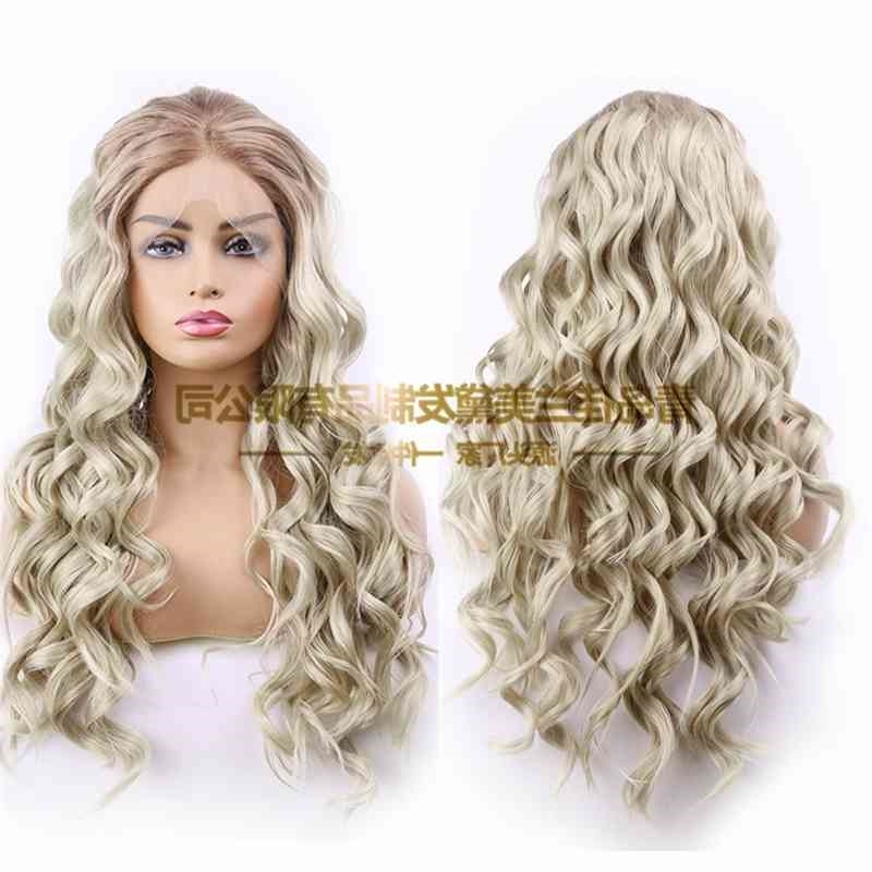 curly T color long hair t chemical fiber half hand hook gradient gold lace wigs, Amber gold 24inch
curly T color long hair t chemical fiber half hand hook gradient gold lace wigs, Amber gold 24inch