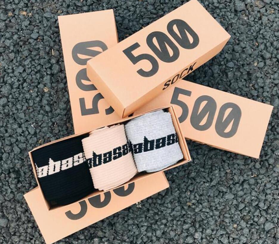 Men and Women Personality Sock 3 Pairs/Box Fashion Stock Crew SEASON 6 CALABASAS Socks Match 500 Tidal Youth