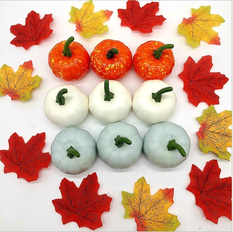 Mini Pumpkins, Small Artificial Lifelike Foam Pumpkins for Halloween Thanksgiving Décor, 12pcs
Mini Pumpkins, Small Artificial Lifelike Foam Pumpkins for Halloween Thanksgiving Décor, 12pcs