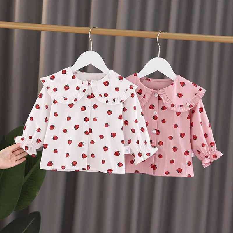 Korean Version Of The Spring And Autumn Girl Doll Collar Long Sleeve Princess Shirt Children Baby Foreign Style Strawbe, White;black
Korean Version Of The Spring And Autumn Girl Doll Collar Long Sleeve Princess Shirt Children Baby Foreign Style Strawbe, White;black