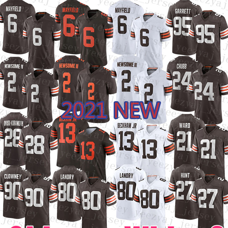 TOP Clevelands Mens Brown American Football Jersey Women 2 Greg Newsome II Youth 6 Baker Mayfield 95 Myles Garrett 13 Odell Beckham Jr. 21 Denzel Ward Jarvis Landry, Mens-bulang
TOP Clevelands Mens Brown American Football Jersey Women 2 Greg Newsome II Youth 6 Baker Mayfield 95 Myles Garrett 13 Odell Beckham Jr. 21 Denzel Ward Jarvis Landry, Mens-bulang