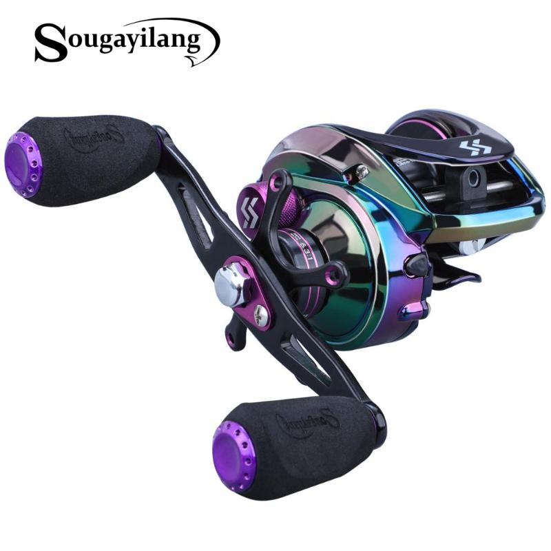 Baitcasting Reels Sougayilang 6.3:1 High Speed Reel 9+1BB 190g Multicolor Casting Fishing Max Drag Power 22LB Carp Tackle
Baitcasting Reels Sougayilang 6.3:1 High Speed Reel 9+1BB 190g Multicolor Casting Fishing Max Drag Power 22LB Carp Tackle