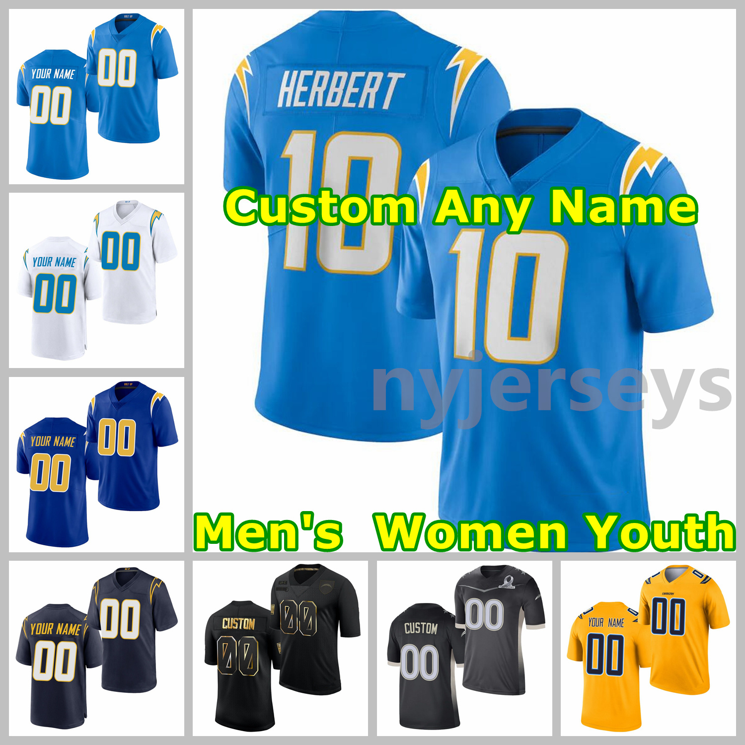 2021 Chargers American Football Jerseys Joey 97 Bosa Jersey Justin 10 Herbert Austin 30 Ekeler Jerry 99 Tillery LaDainian 21 Tomlinson Junior 55 Seau Custom Stitched, As photo
2021 Chargers American Football Jerseys Joey 97 Bosa Jersey Justin 10 Herbert Austin 30 Ekeler Jerry 99 Tillery LaDainian 21 Tomlinson Junior 55 Seau Custom Stitched, As photo