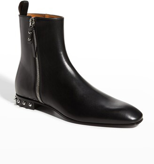 Winter luxury designers flats red sole ankle boot Men's Roadirik Spike Zip Reds Sole Ankle Boots black genuine leather low heel with spiked 35-46, Women
Winter luxury designers flats red sole ankle boot Men's Roadirik Spike Zip Reds Sole Ankle Boots black genuine leather low heel with spiked 35-46, Women