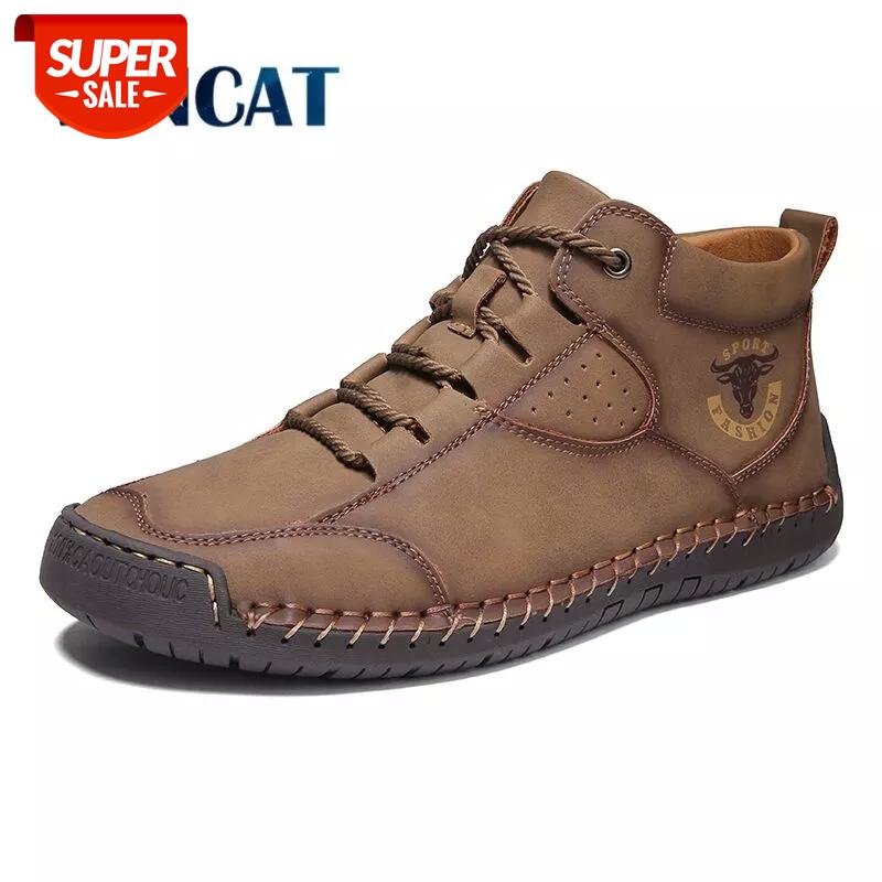 2020 Men's Winter Boots Handmade Leather Men's Ankle Boots Plush Warm Snow Outdoor Cold Protectio Sneakers #o316
2020 Men's Winter Boots Handmade Leather Men's Ankle Boots Plush Warm Snow Outdoor Cold Protectio Sneakers #o316