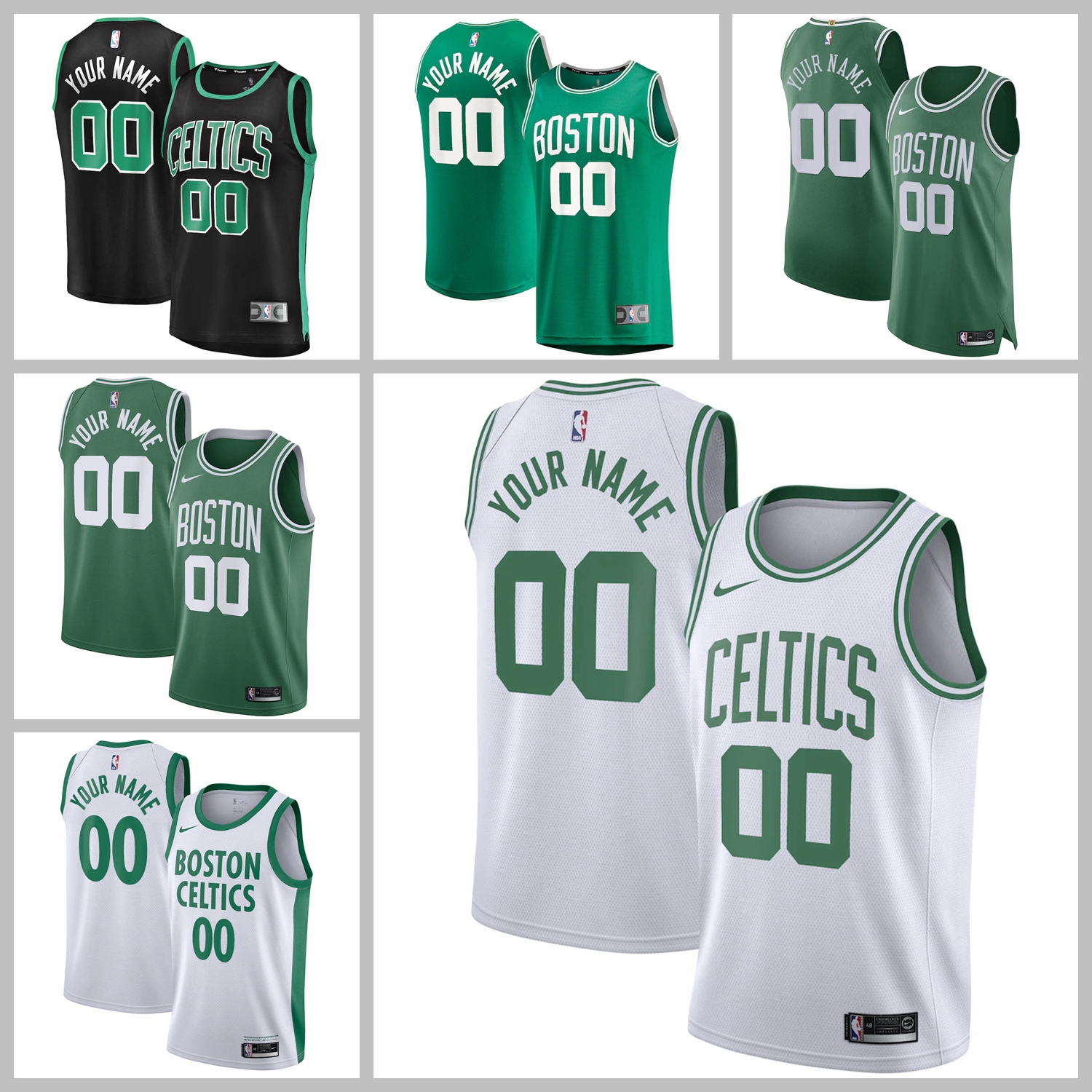 2021 Basketball Team Jerseys Boston Celtics Jersey Jaylen Brown Larry Bird White Black Green Color Custom Stitched Size S-XXXL Mesh Breathable Quick Dry, As photo
2021 Basketball Team Jerseys Boston Celtics Jersey Jaylen Brown Larry Bird White Black Green Color Custom Stitched Size S-XXXL Mesh Breathable Quick Dry, As photo