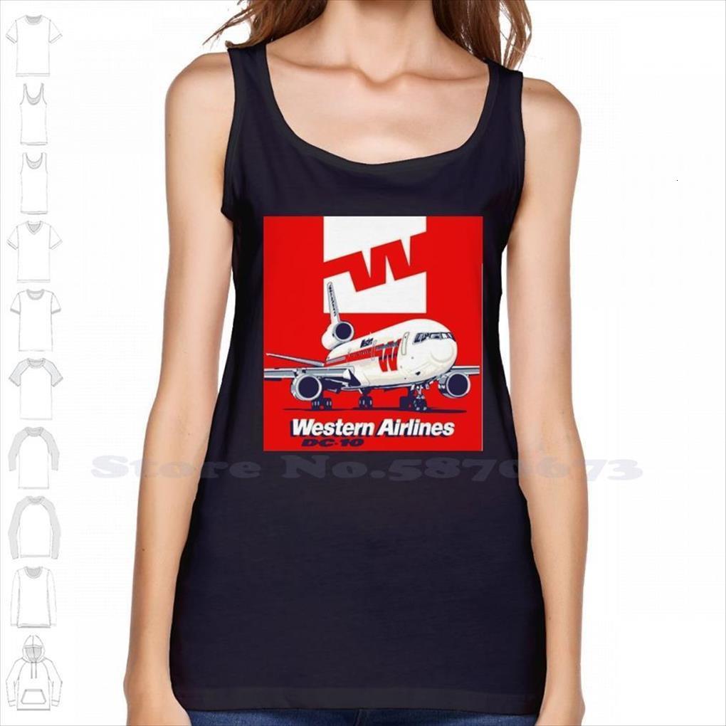 western airlines 10 custom funny mens tank sleeveless vest united pan am continental delta boeing, White;black
western airlines 10 custom funny mens tank sleeveless vest united pan am continental delta boeing, White;black