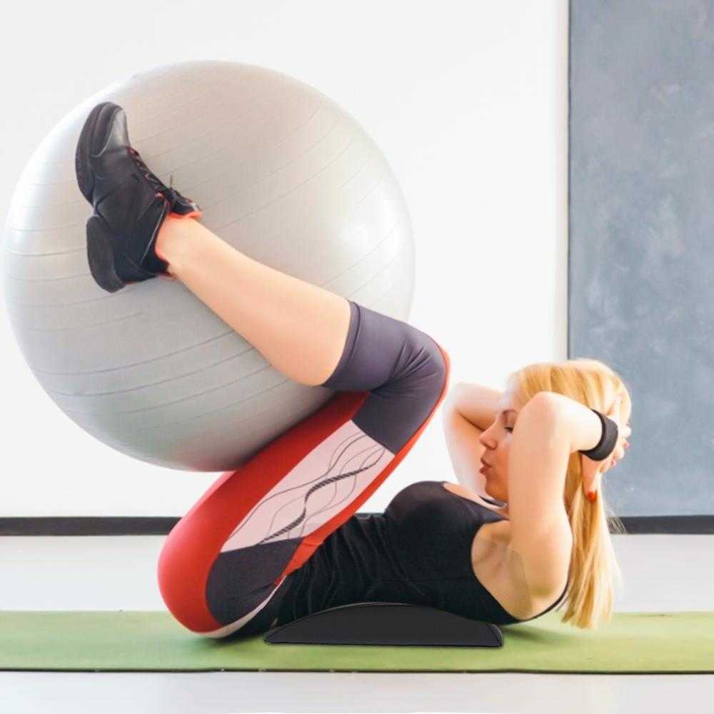 oga Mats Portable Sit Up Pad Ab Waist domen Trainer Mat Single domen Fitness Comprehensive 210615