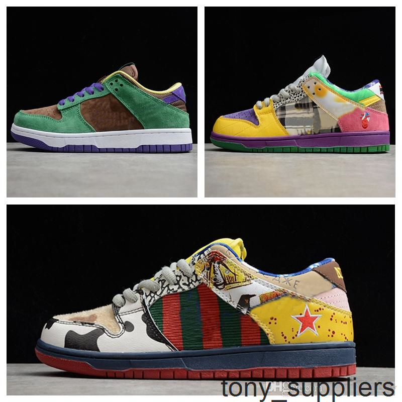 2021 New What the SB Low Running Shoes Sneakers Men Women best quality designer Skateboarding Sneakers 36-45
2021 New What the SB Low Running Shoes Sneakers Men Women best quality designer Skateboarding Sneakers 36-45