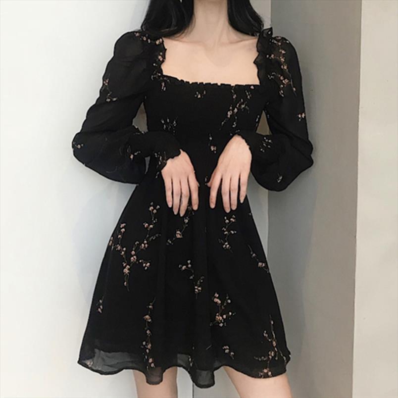 summer dress vintage flower print women tank long sleeve black party korea casual mini beach boho elastic slash neck w089, White
summer dress vintage flower print women tank long sleeve black party korea casual mini beach boho elastic slash neck w089, White