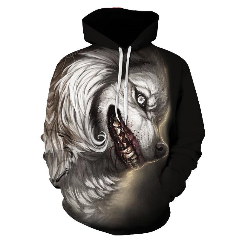 Men's Hoodies & Sweatshirts Animal Wolf Pattern Men Hoodie 3D Printing Hooded Sweater Autumn And Winter Fashion Pullover Clothing Top, Black
Men's Hoodies & Sweatshirts Animal Wolf Pattern Men Hoodie 3D Printing Hooded Sweater Autumn And Winter Fashion Pullover Clothing Top, Black