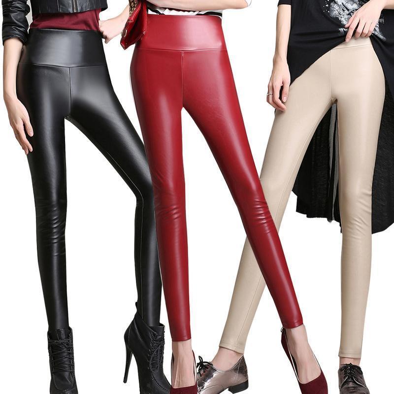 Women' Pants & Capris 2021 Winter Women PU Leather With Thin Velvet High Waist Slim Elastic Pencil For Woman Black White Blue Colors1, Red
Women' Pants & Capris 2021 Winter Women PU Leather With Thin Velvet High Waist Slim Elastic Pencil For Woman Black White Blue Colors1, Red