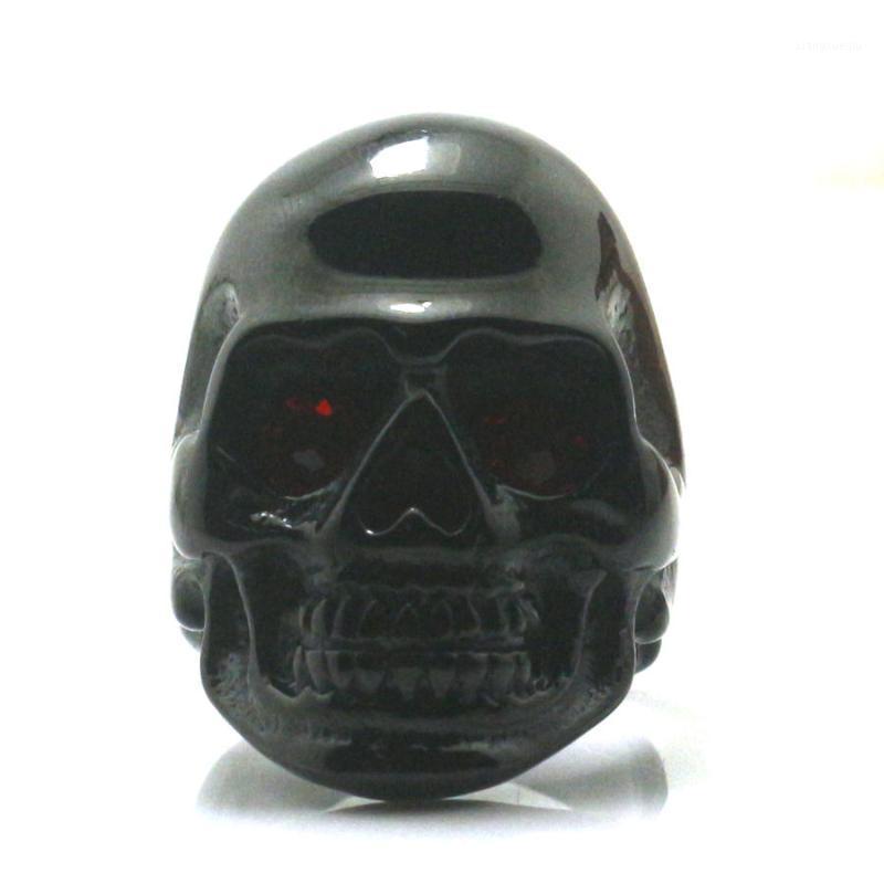 Cluster Rings Men&Boy 316L Stainless Steel Black Polishing Stone Eyes Skull Ring, Golden;silver
Cluster Rings Men&Boy 316L Stainless Steel Black Polishing Stone Eyes Skull Ring, Golden;silver