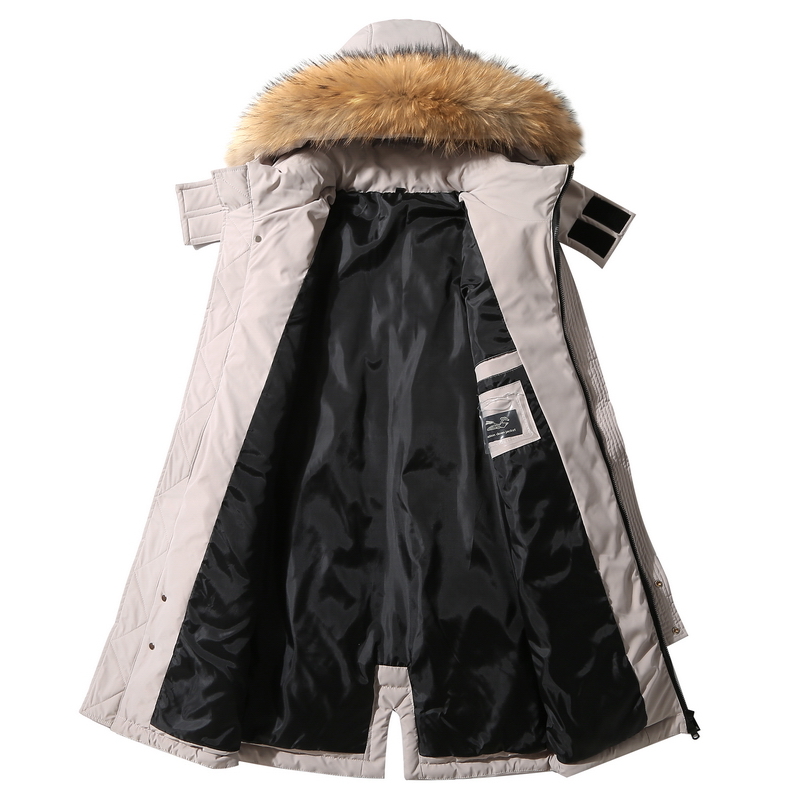 90%Down Jackets new winter men's down jacket high quality Detachable Fur Collar male's jackets thick warm Outdoor windproof 201225