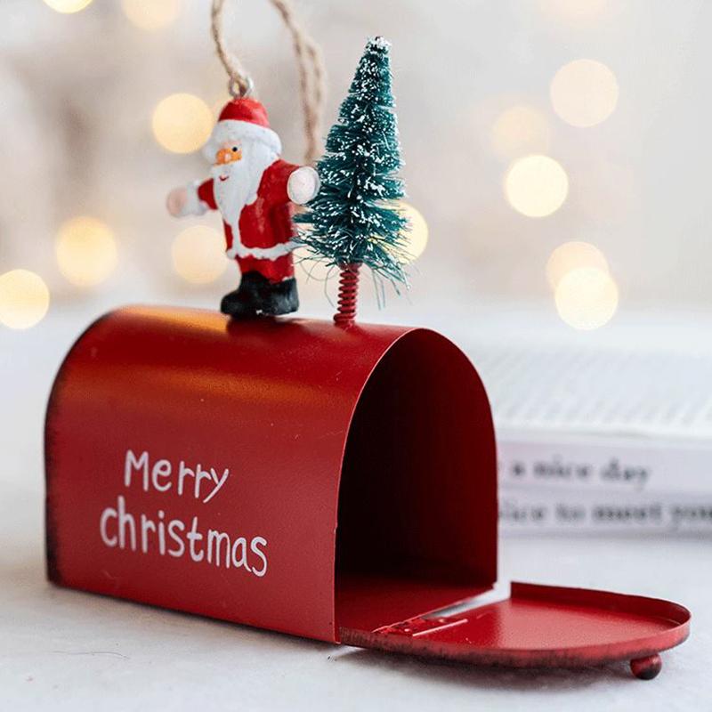 Christmas Decorations Merry Iron Mailbox Ornament Hand-Painted Xmas Tree Pendant Lovely Party Decoration CLH@8
Christmas Decorations Merry Iron Mailbox Ornament Hand-Painted Xmas Tree Pendant Lovely Party Decoration CLH@8