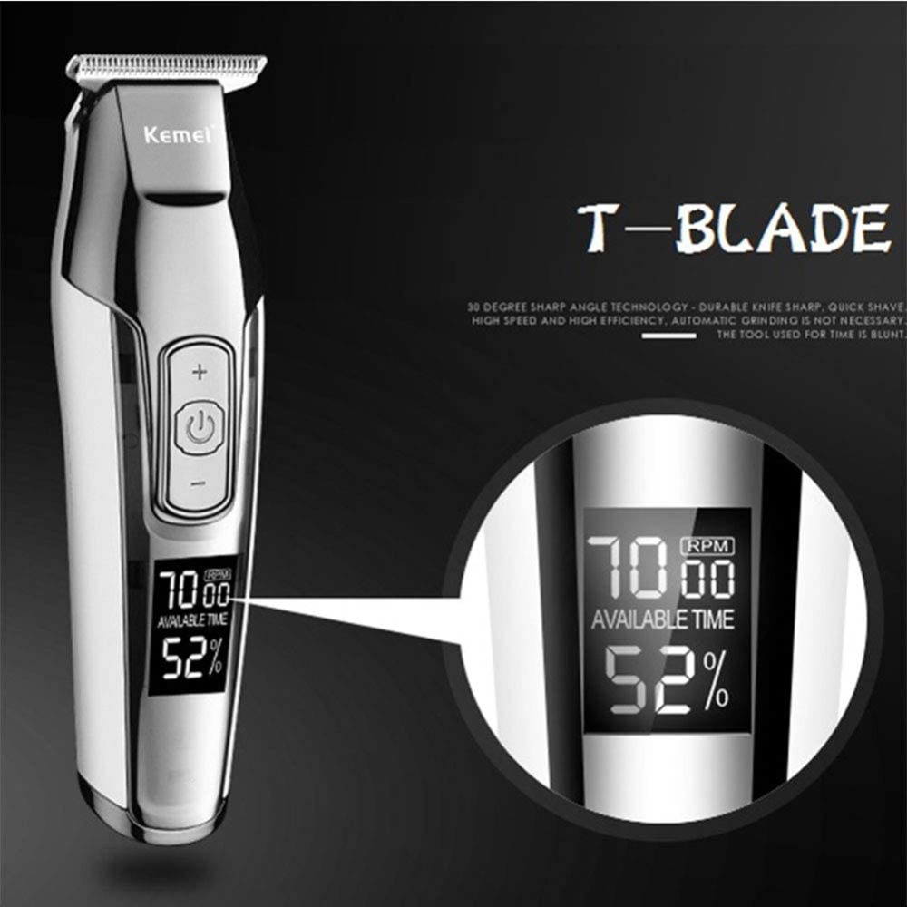 Kemei KM-5027 Clipper Professional Cordless Trimmer for Men Beard Electric Cutter Oil Head Hair Cutting Machine High quality C260312