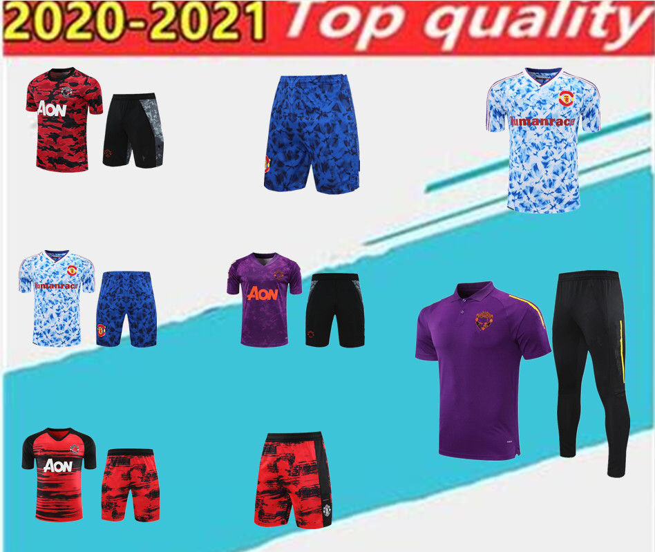 20202021 Manchester training suit men RASHFORD Football Jersey, polo shirt POGBA United short sleeve Shorts Set, Purple
20202021 Manchester training suit men RASHFORD Football Jersey, polo shirt POGBA United short sleeve Shorts Set, Purple