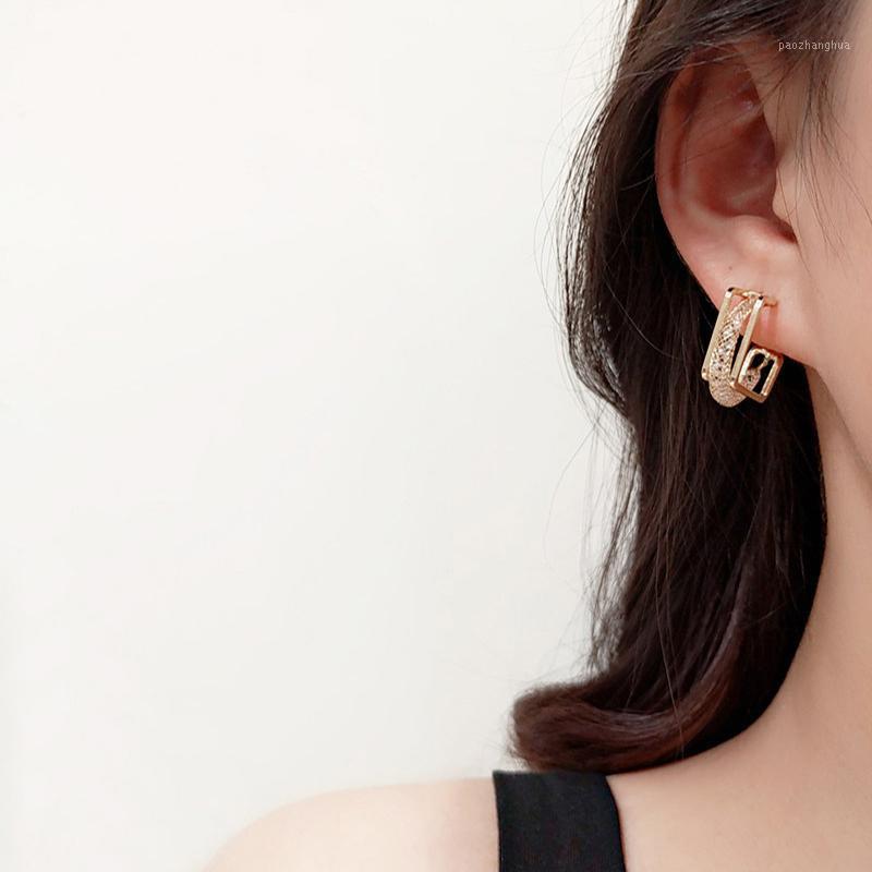Stud Simple Stylish Women Earrings Korean Geometry Metal Gold For Crystal Zircon Fashion Jewelry 2022, Golden;silver
Stud Simple Stylish Women Earrings Korean Geometry Metal Gold For Crystal Zircon Fashion Jewelry 2022, Golden;silver