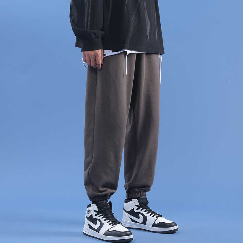 HybSkr Men's Jogger Pants Sweatpants Fashion Harajuku Sweatpants Male Casual Oversize Classic Trousers 210930