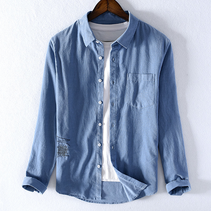 2021 New Novo Estilo Veludo Marca Algodo Masculina Moda Casual Para Homens Camisa De Manga Longa Primavera Camisas Azuis Ukcc, Denim blue
2021 New Novo Estilo Veludo Marca Algodo Masculina Moda Casual Para Homens Camisa De Manga Longa Primavera Camisas Azuis Ukcc, Denim blue