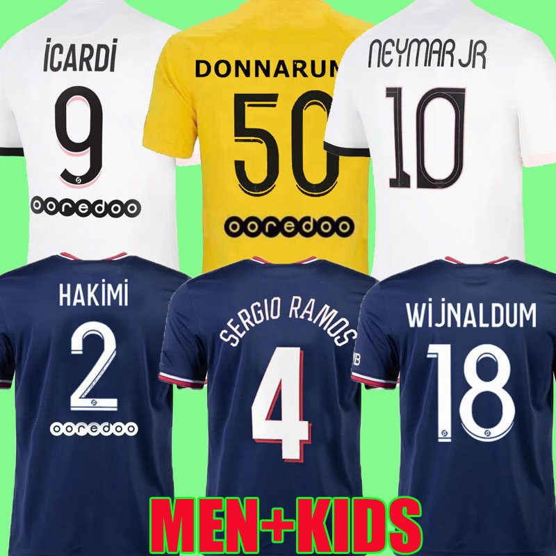 21 22 SERGIO RAMOS Hakimi soccer jerseyS Maillots de football shirt 2021 2022 DI MARIA neymar MBAPPE Marquinhos VERRATTI Kean women kids kit long sleeve Wijnaldum PSg, Away kids
21 22 SERGIO RAMOS Hakimi soccer jerseyS Maillots de football shirt 2021 2022 DI MARIA neymar MBAPPE Marquinhos VERRATTI Kean women kids kit long sleeve Wijnaldum PSg, Away kids