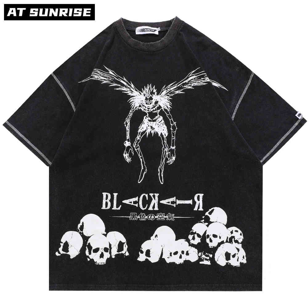 Hip Hop Streetwear Harajuku T Shirt Japanese Death manga Note Print Tshirt Men Summer Short Sleeve T-Shirt Loose Tops Tee, White
Hip Hop Streetwear Harajuku T Shirt Japanese Death manga Note Print Tshirt Men Summer Short Sleeve T-Shirt Loose Tops Tee, White