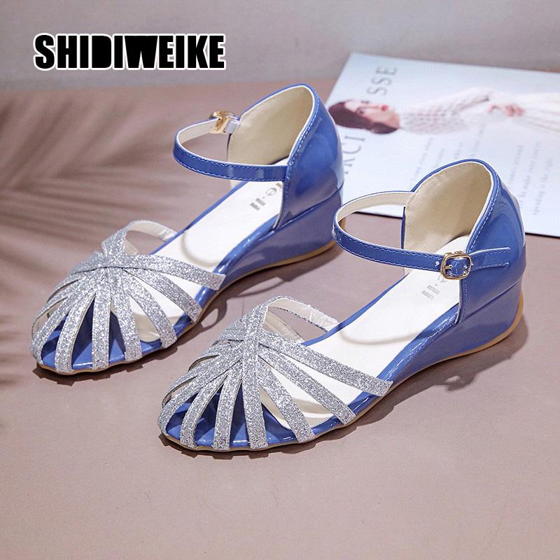 Sandals Women Summer Crystal Wedges Female Shoes Leather Buckle Comfortable Casual Hollow Out Women's Va557, Creamy-white
Sandals Women Summer Crystal Wedges Female Shoes Leather Buckle Comfortable Casual Hollow Out Women's Va557, Creamy-white