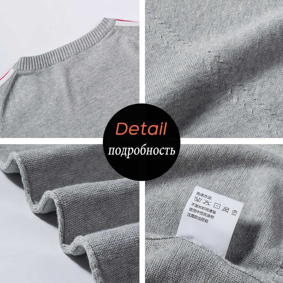 Luulla Men Spring Casual Knitted 100% Cotton Striped Sweaters Pullover Men Autumn Fashion Classic O-Neck Sweaters Men 211018