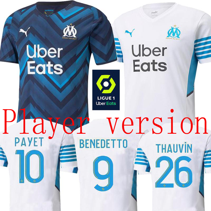 Player version Marseille soccer jersey Olympique 2021 CUISANCE THAUVIN BENEDETTO KAMARA PAYET football shirts 21 22 uniform maillot equipe d, Black;red
Player version Marseille soccer jersey Olympique 2021 CUISANCE THAUVIN BENEDETTO KAMARA PAYET football shirts 21 22 uniform maillot equipe d, Black;red