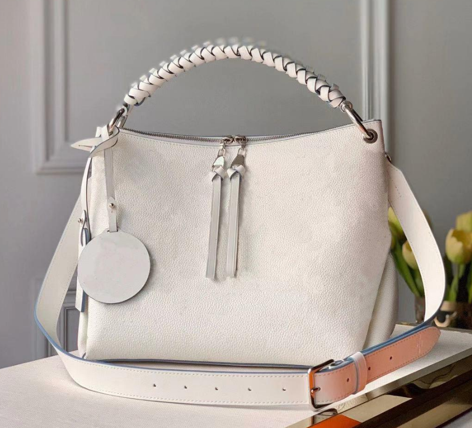 Bag 6073 Mahina calf leather perforated the pattern shoulder BEAUBOURG MM HOBO stylishly braided leather top handle handbag tote 32*26*17cm, Beige
Bag 6073 Mahina calf leather perforated the pattern shoulder BEAUBOURG MM HOBO stylishly braided leather top handle handbag tote 32*26*17cm, Beige