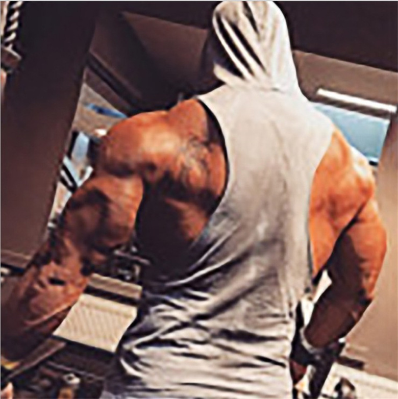 New Men Bodybuilding Cotton Tank top Gyms Fitness Hooded Vest Sleeveless Hoodie Casual Fashion mens Workout Clothing