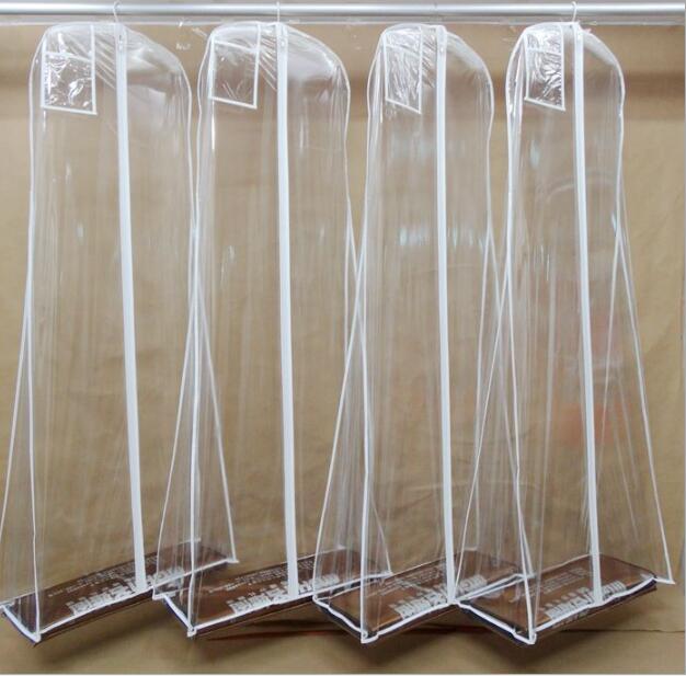Wedding Accessories Dress Cover Gown Bags White Dust Bag Long Garment Cover Travel Storage Dust Covers