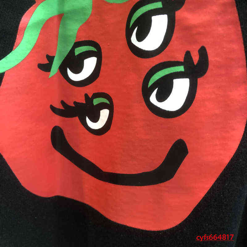 CPFM Tee Men Women Summer Style Fruit Tee Print CPFM Tshirt High Quality CACTUS PLANT FLEA MARKET Tops Short Sleeve G1209