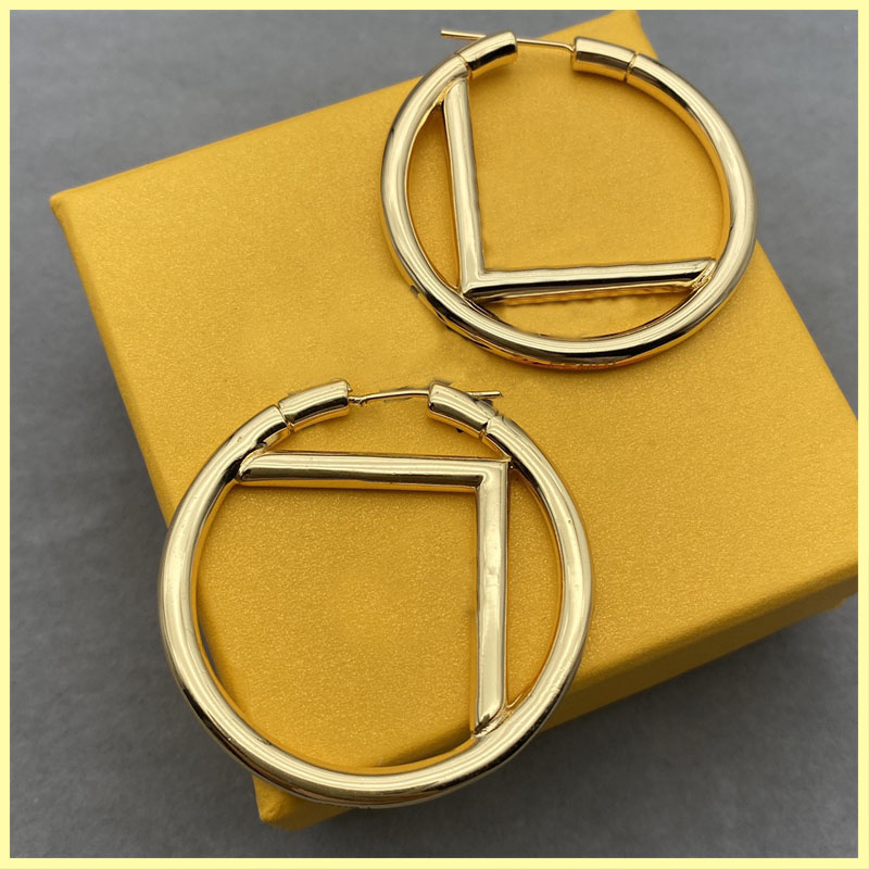 Fashion Gold Hoop Earrings For Women Designer Earring Letters F Earrings Wedding Lovers Gift Engagement Jewelry For Bride Good211101402R
Fashion Gold Hoop Earrings For Women Designer Earring Letters F Earrings Wedding Lovers Gift Engagement Jewelry For Bride Good211101402R
