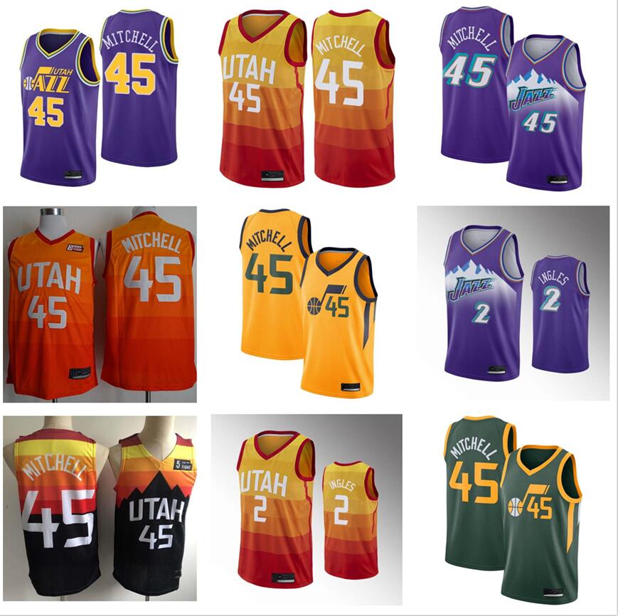 2021 Men Jersey New City Rainbow Donovan 45 Mitchell Joe 2 Ingles Jerseys Basketball Shirts Navy White Orange Purple Green, Black;yellow
2021 Men Jersey New City Rainbow Donovan 45 Mitchell Joe 2 Ingles Jerseys Basketball Shirts Navy White Orange Purple Green, Black;yellow