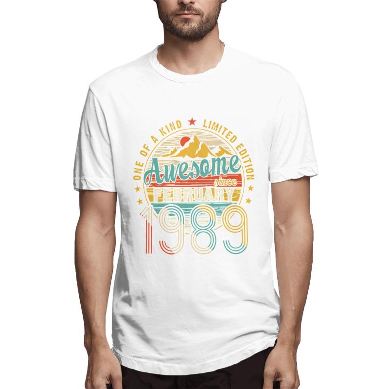 Fashion Men' T-Shirts All-match February Tees Shirts Funny Trend Style Short Sleeve Round Neck Tops 100% Cotton Birthday Clothing, Dark grey
Fashion Men' T-Shirts All-match February Tees Shirts Funny Trend Style Short Sleeve Round Neck Tops 100% Cotton Birthday Clothing, Dark grey