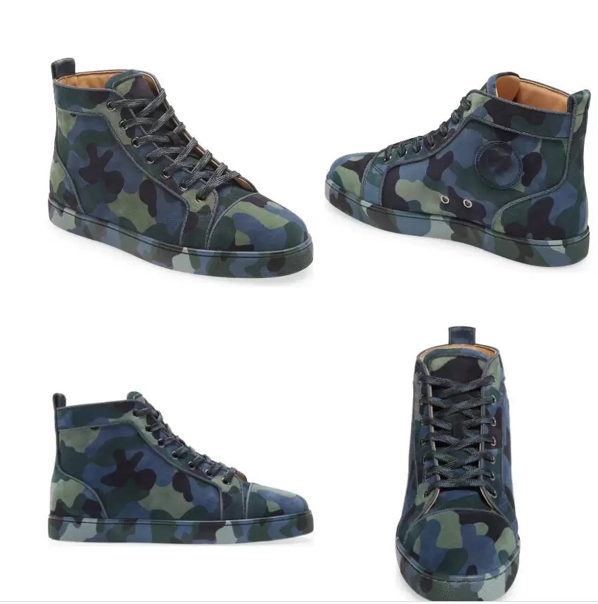 2021S Men's high tops casual shoes sneakers camouflage pattern calfskin suede leather.luxury designer shoe sport outdoor trainers Junior Spikes Orlato CamoEU35-46, Colour 2
2021S Men's high tops casual shoes sneakers camouflage pattern calfskin suede leather.luxury designer shoe sport outdoor trainers Junior Spikes Orlato CamoEU35-46, Colour 2