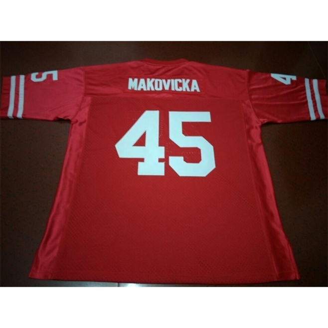 001 Nebraska Huskers #45 Joel Makovicka real Full embroidery College Jersey Size S-4XL or custom any name or number jersey, Black
001 Nebraska Huskers #45 Joel Makovicka real Full embroidery College Jersey Size S-4XL or custom any name or number jersey, Black