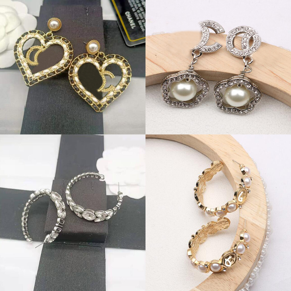 18color 18K Gold Plated Double Letters Stud Earrings Fashion Studs Pentagram Classic Design Earring Party Wedding Engagement Lovers Gift Jewelry Wholesale
18color 18K Gold Plated Double Letters Stud Earrings Fashion Studs Pentagram Classic Design Earring Party Wedding Engagement Lovers Gift Jewelry Wholesale