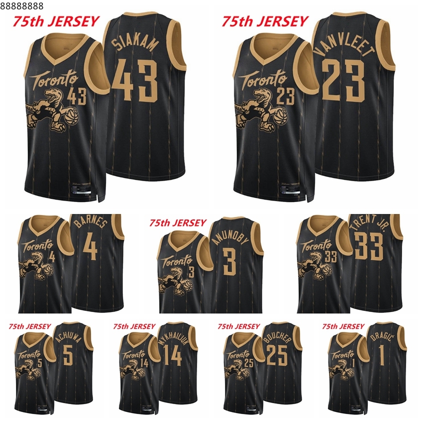 Toronto Men Raptors's Scottie Barnes 4 Pascal Siakam Fred VanVleet OG Anunoby Gary Trent Jr. Achiuwa Dalano Banton 2021/22 75th Anniver, Black
Toronto Men Raptors's Scottie Barnes 4 Pascal Siakam Fred VanVleet OG Anunoby Gary Trent Jr. Achiuwa Dalano Banton 2021/22 75th Anniver, Black