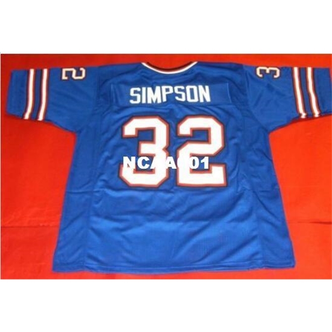 001 Front and back mesh fabric BLUE OJ SIMPSON High quality football College Jersey sz s- or custom any name or number jersey
001 Front and back mesh fabric BLUE OJ SIMPSON High quality football College Jersey sz s- or custom any name or number jersey