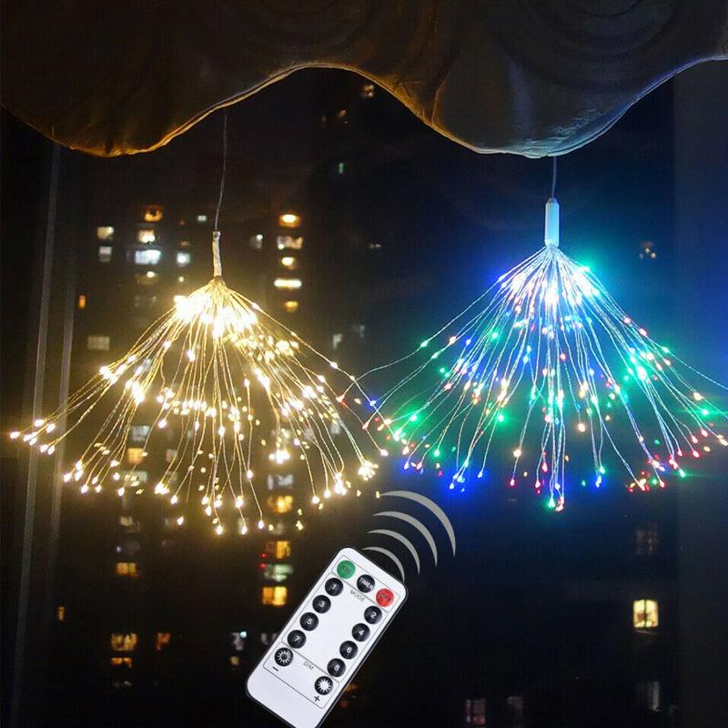 200led Firework Novelty String Lights DIY LED Light with Hook Remote Control Dimmer Chirstmas Wedding Home Outdoor Garden Lights
200led Firework Novelty String Lights DIY LED Light with Hook Remote Control Dimmer Chirstmas Wedding Home Outdoor Garden Lights