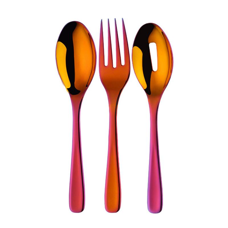 Dinnerware Sets 3pcs Dinner Serving Long Handle Polished Party Color Changing Tableware Set Spoon Fork Stainless Steel Flatware Daily For Pu
Dinnerware Sets 3pcs Dinner Serving Long Handle Polished Party Color Changing Tableware Set Spoon Fork Stainless Steel Flatware Daily For Pu
