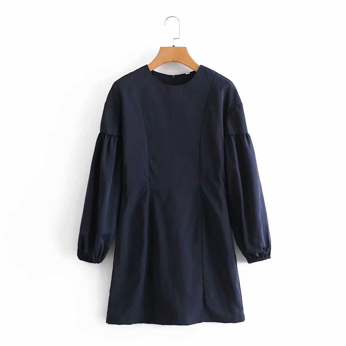 Women Dress Long Lantern Sleeves Short Slim Waist Dress Fashion Casual Elegant Lady Chic Woman Dresses 210709, As picture
Women Dress Long Lantern Sleeves Short Slim Waist Dress Fashion Casual Elegant Lady Chic Woman Dresses 210709, As picture