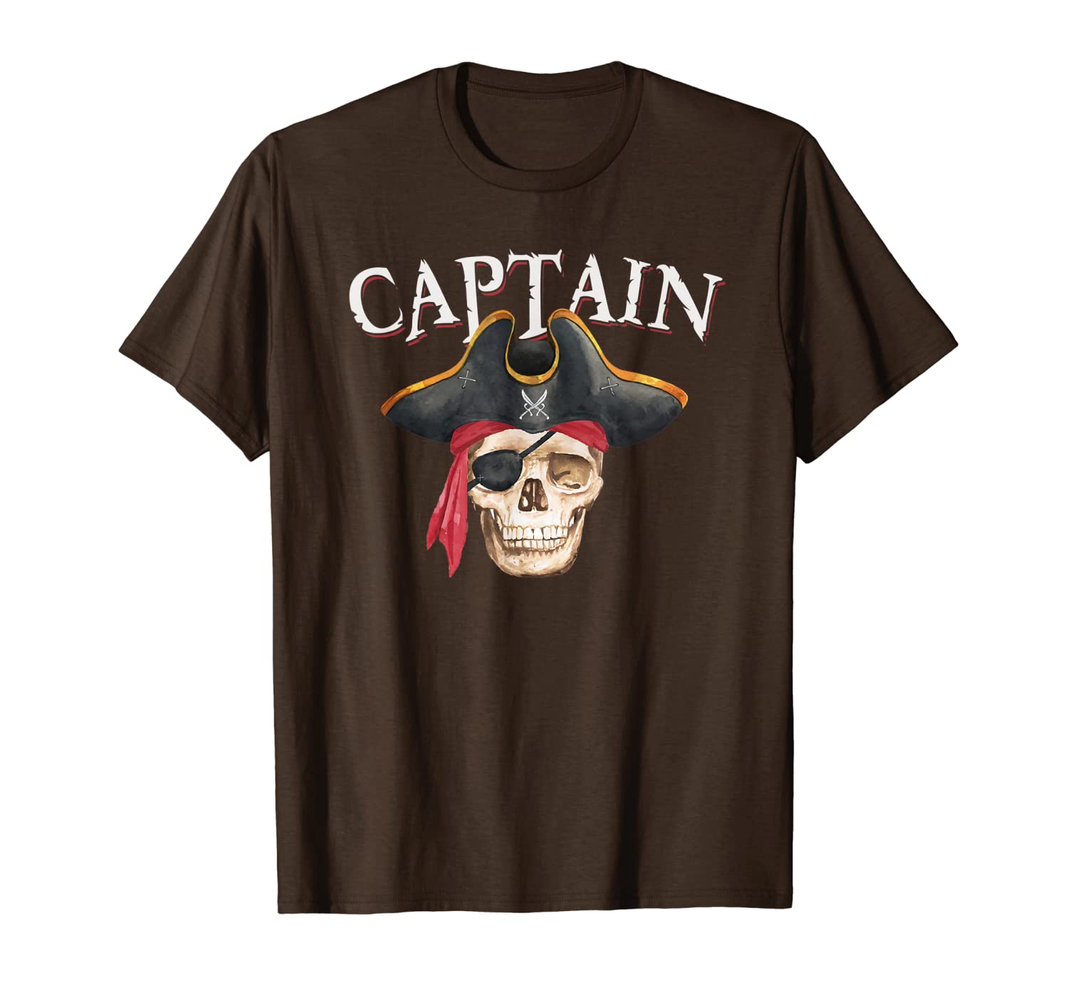 captain pirate hat skull nautical sailing t-shirt, White;black
captain pirate hat skull nautical sailing t-shirt, White;black