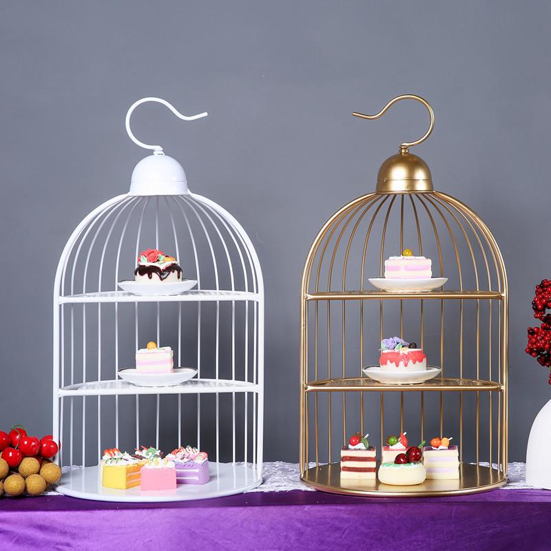 Other Bakeware Bird Cage 3 Tiers Dessert Plate Afternoon Tea Multi-layer West Rack Cake Decoration Tools
Other Bakeware Bird Cage 3 Tiers Dessert Plate Afternoon Tea Multi-layer West Rack Cake Decoration Tools