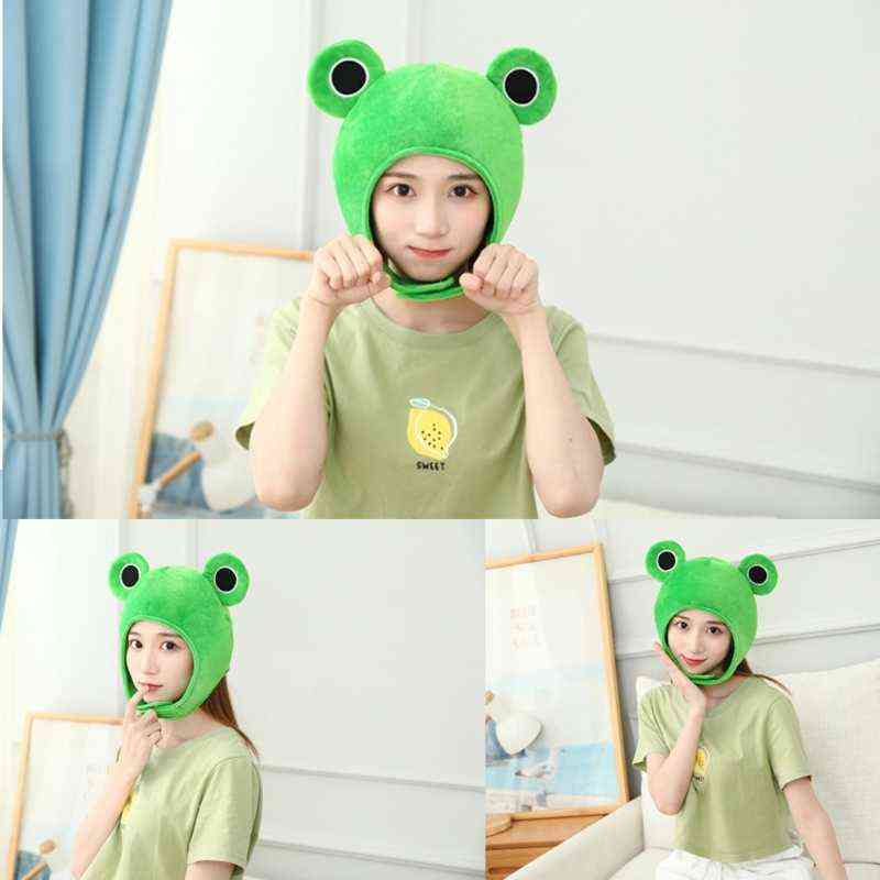 Big Ears Frog Headgear Hat Plush Cute Headgear Gift Warm Full Headgear Green Novelty Party Dress up Cosplay Costume Y1130, Blue;gray
Big Ears Frog Headgear Hat Plush Cute Headgear Gift Warm Full Headgear Green Novelty Party Dress up Cosplay Costume Y1130, Blue;gray