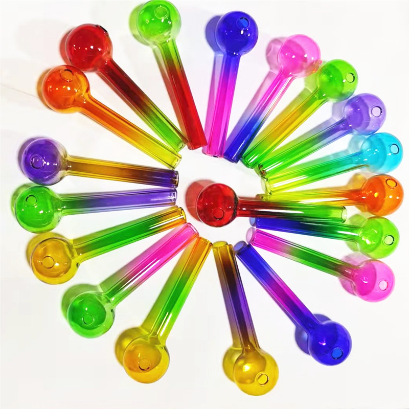 Smoking Hand Pipes Newest glass oil burner pipe with Approx 10cm Colorful Thick Pyrex Heady material tobacco dab straw pipe
Smoking Hand Pipes Newest glass oil burner pipe with Approx 10cm Colorful Thick Pyrex Heady material tobacco dab straw pipe