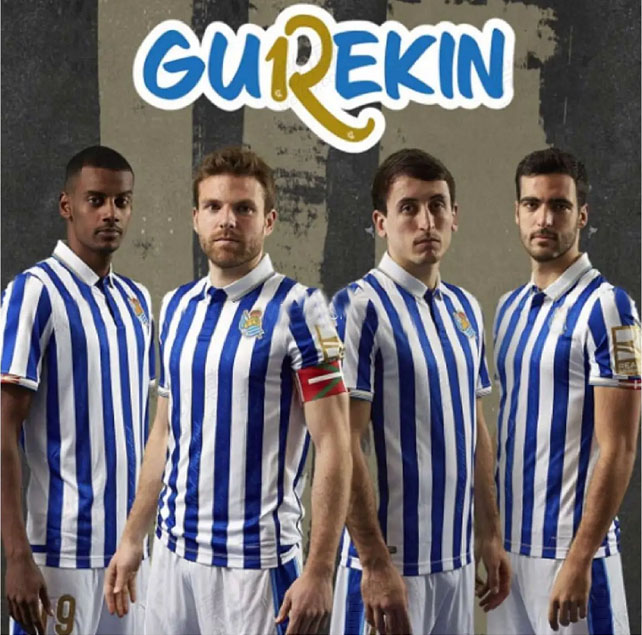 19/20 Final Copa Del Rey Real Sociedad Soccer jerseys 2020 2021 SILVA OYARZABAL PORTU ISAK Adult Kids Kits Football jersey Uniforms, 1 home s-2xl
19/20 Final Copa Del Rey Real Sociedad Soccer jerseys 2020 2021 SILVA OYARZABAL PORTU ISAK Adult Kids Kits Football jersey Uniforms, 1 home s-2xl